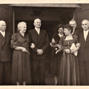Familie Hergenröther, Hertzke und Ziegler bei einer Hochzeit